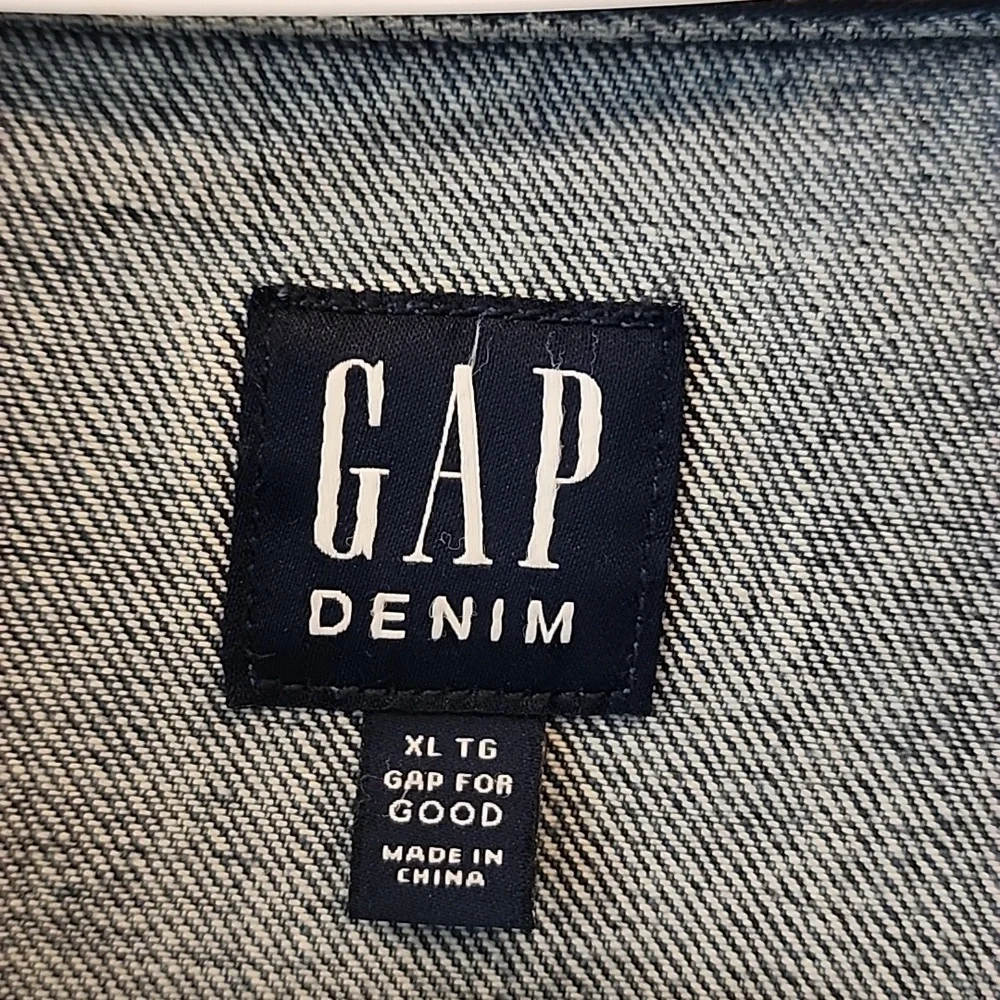 GAP Denim Trucker Jacket XL - Picture 4 of 6